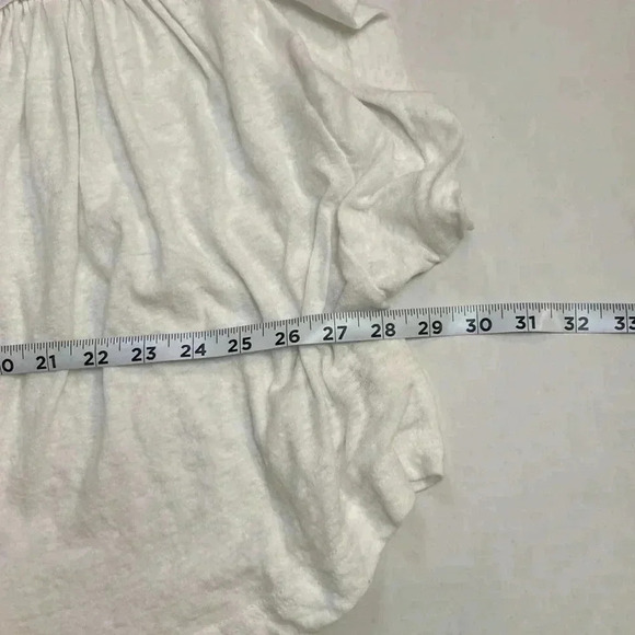 Free People Embroidered White Market Tee - Picture 8 of 11